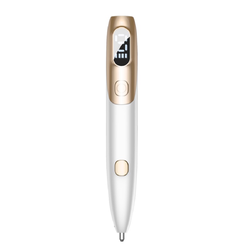 뜨거운 LCD 플라즈마 펜 기계 9 레벨 LED 조명 레이저 주근깨 사마귀 피부 제거제 펜